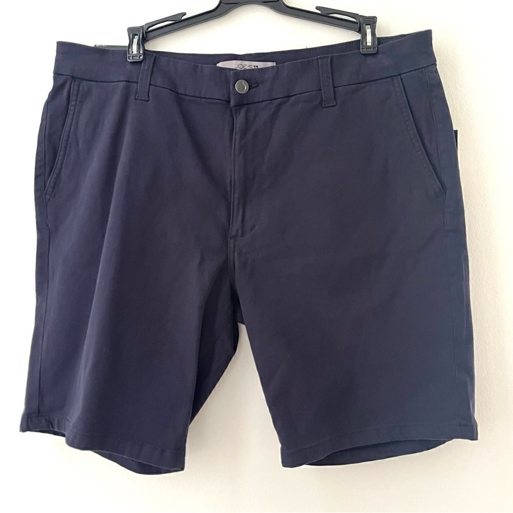Joes Jeans Men’s Trouser Chino Short With Stretch in Navy Night Sky Size 36, NWT